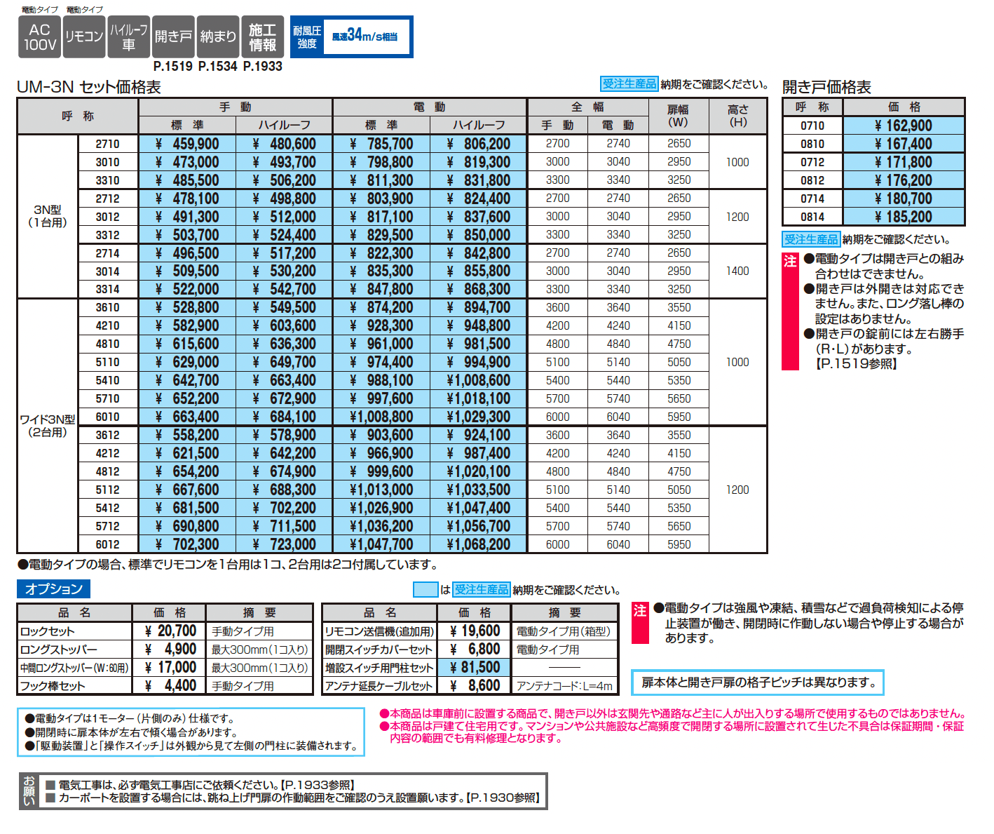 ラビーネワイド3N型_価格_1