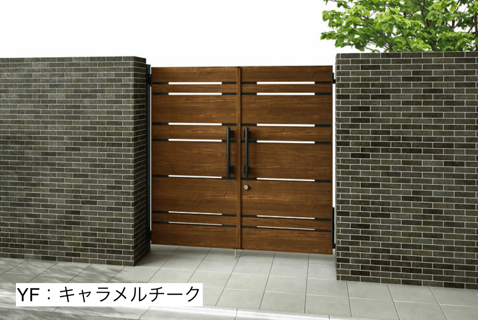 YKK APの「電気錠付共用門扉 エクスティアラ 門扉4型【2024年版】」