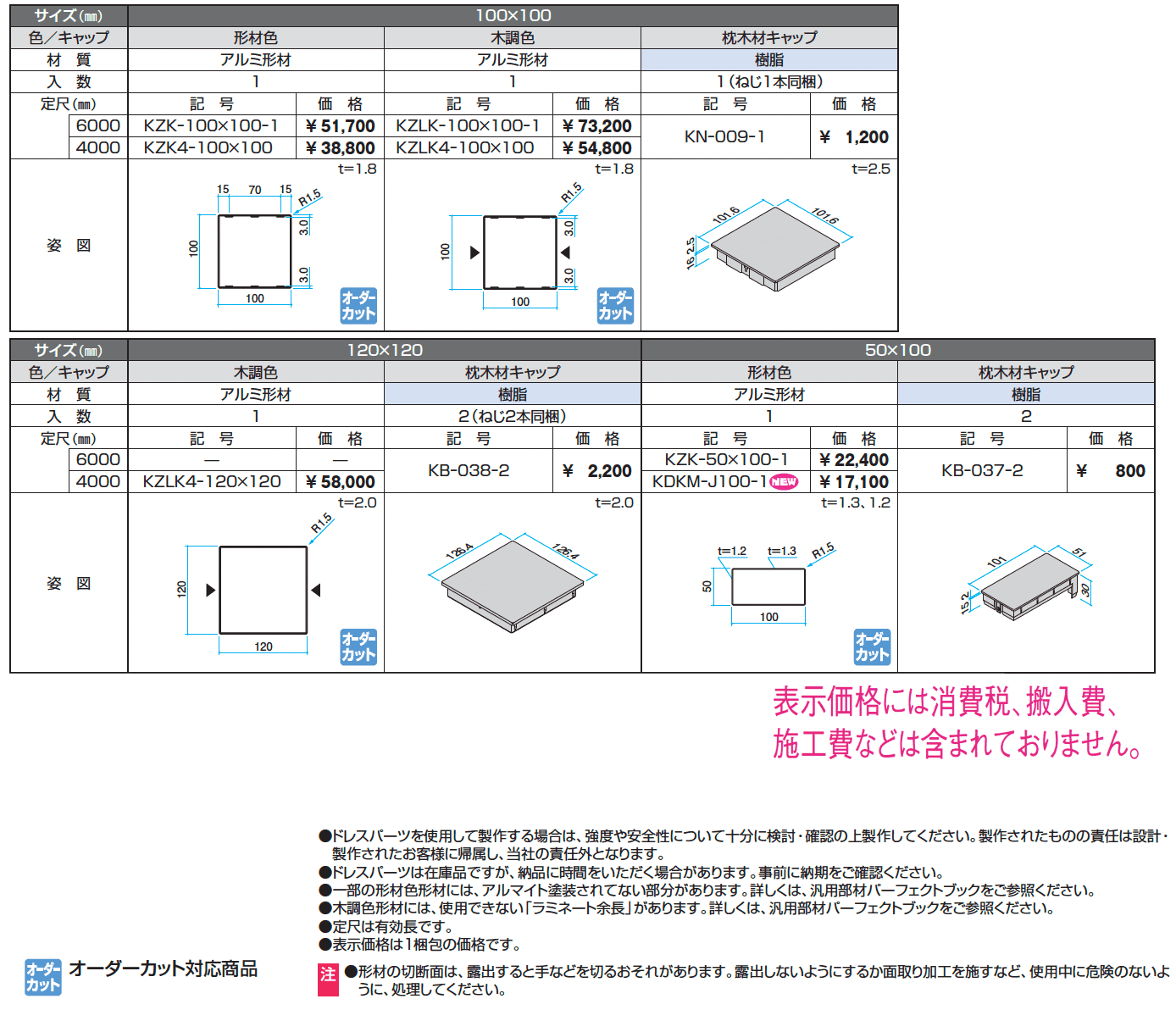 ドレスパーツ 枕木材【2024年版】_価格_2