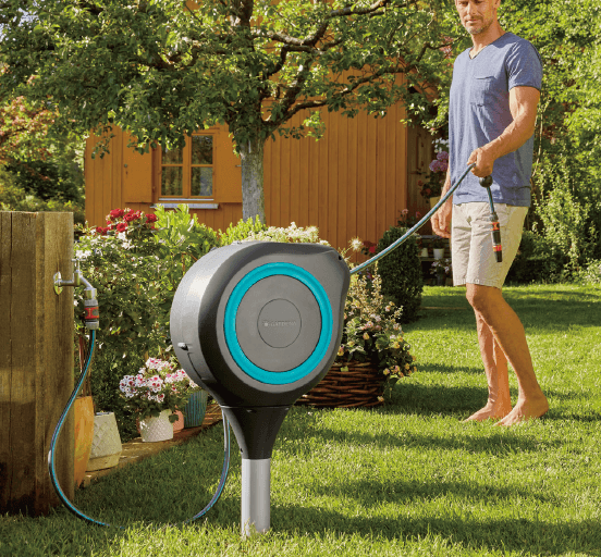 タカショーの「ホースボックス/首振式スプリンクラー/ホーストロリー【2024年版】」のサブ画像2