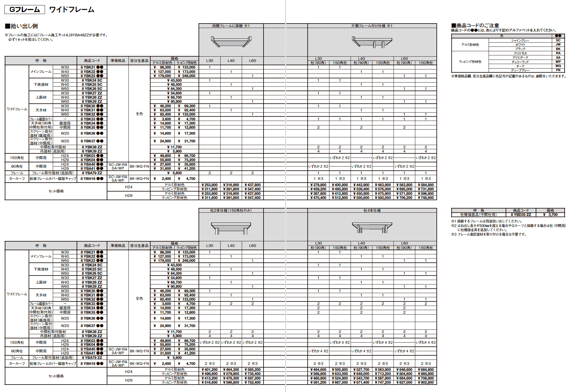 プラスG Gフレーム ワイドフレーム【2025年版】_価格_2