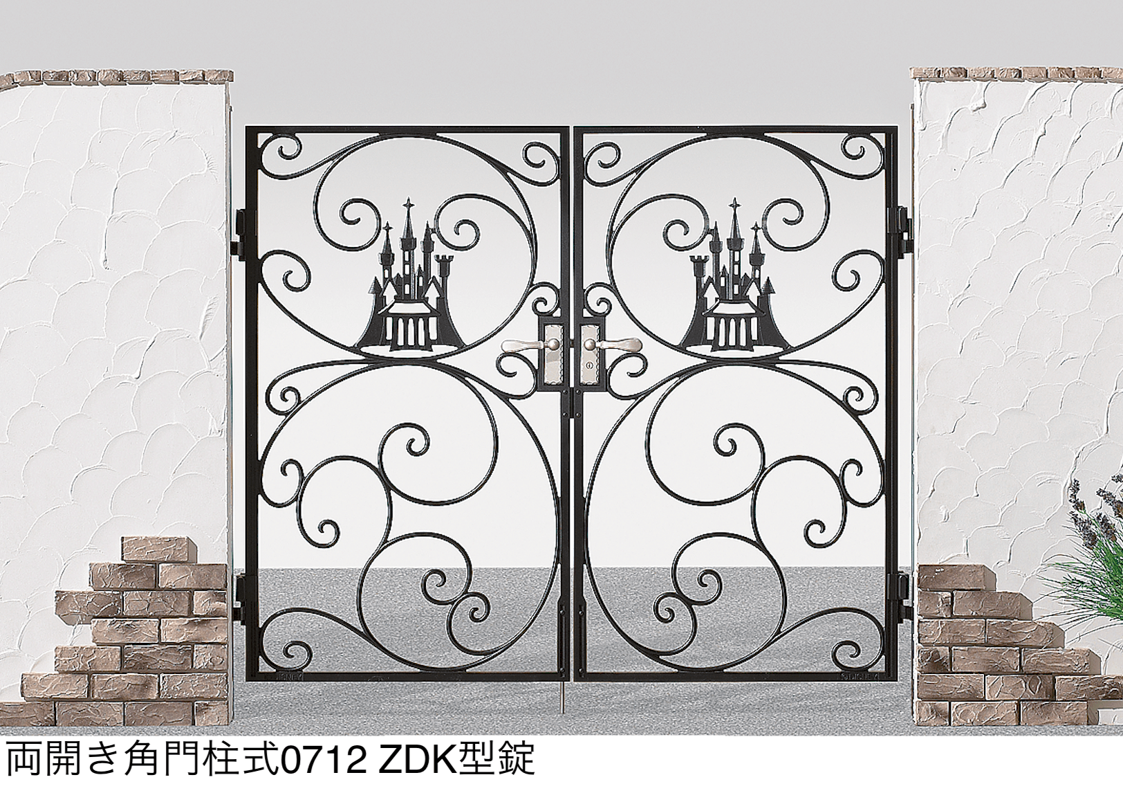 LIXILの「ディズニー門扉 プリンセスA型(シンデレラ城)」