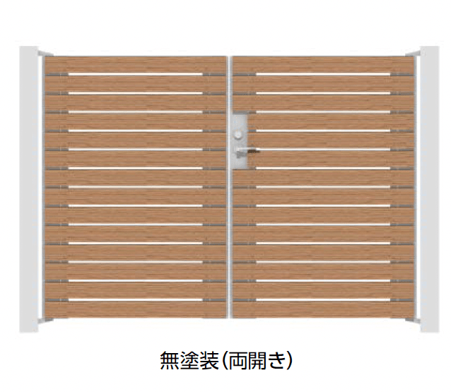 タカショーの「門扉 ユニットプラス タンモクウッド90幅【2024年版】」のサブ画像1