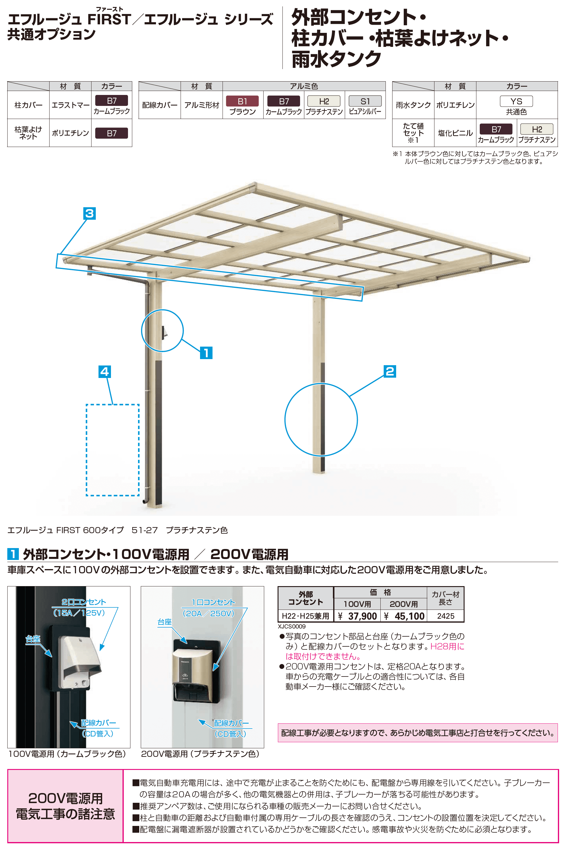 エフルージュ 3000タイプ 2台用(単体)_価格_8