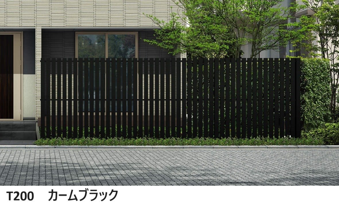 YKK APの「ルシアス スクリーンフェンス S04型 たて板格子」のサブ画像1