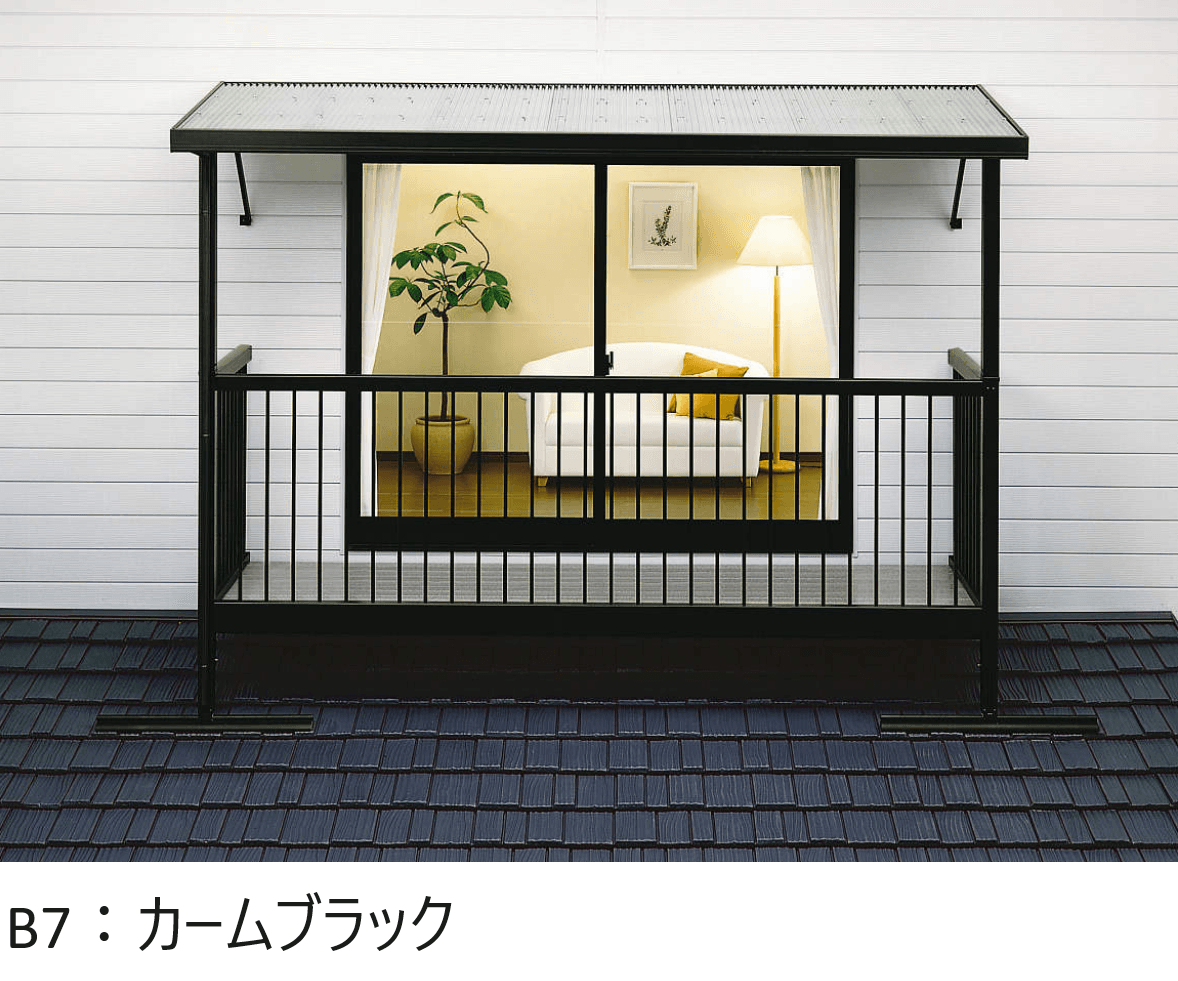YKK APの「ルシアス バルコニー対応波板屋根 2TC-6型」のサブ画像1
