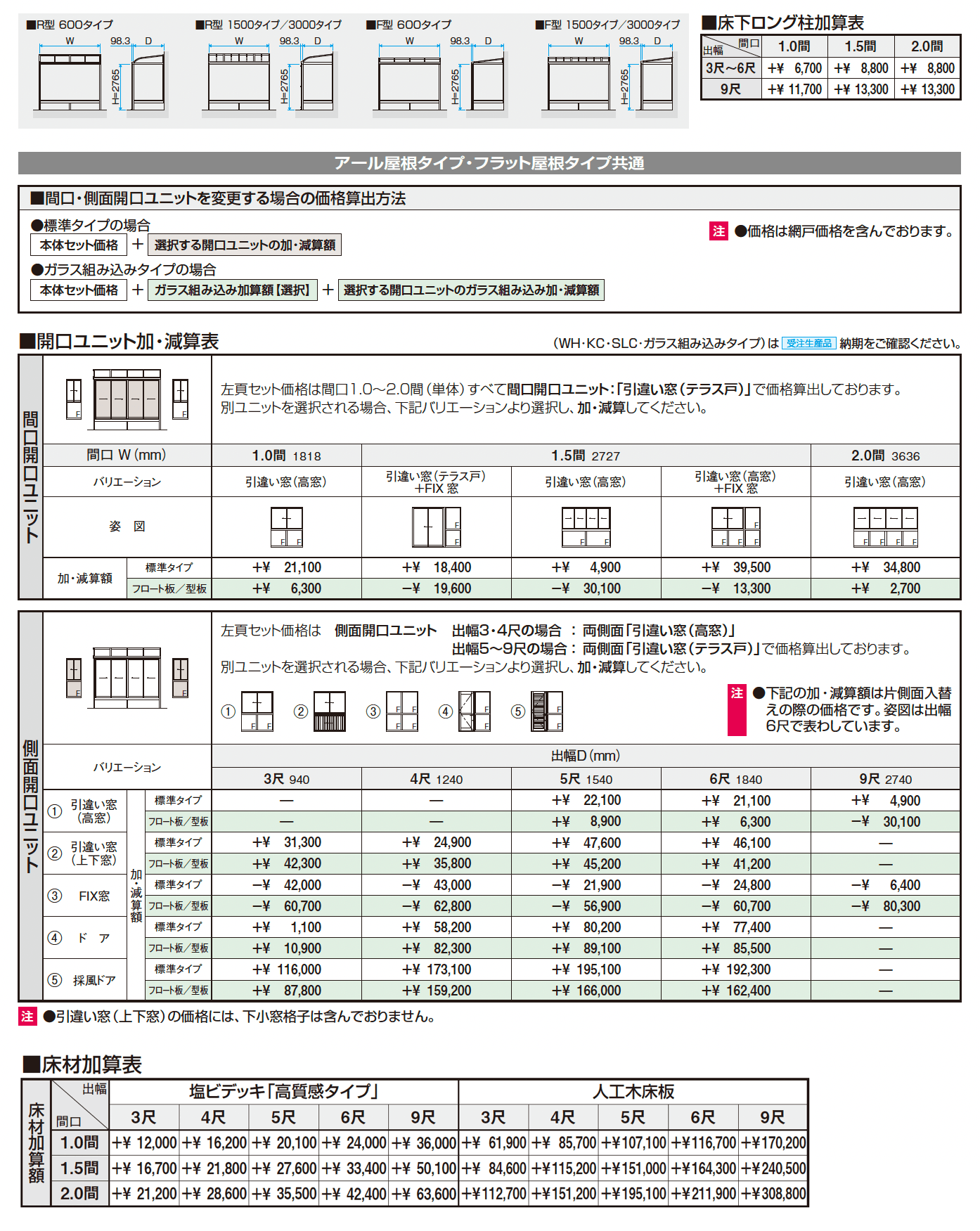 晴れもようwith(床仕様/ランマなし H22サイズ 関東間 )_価格_2