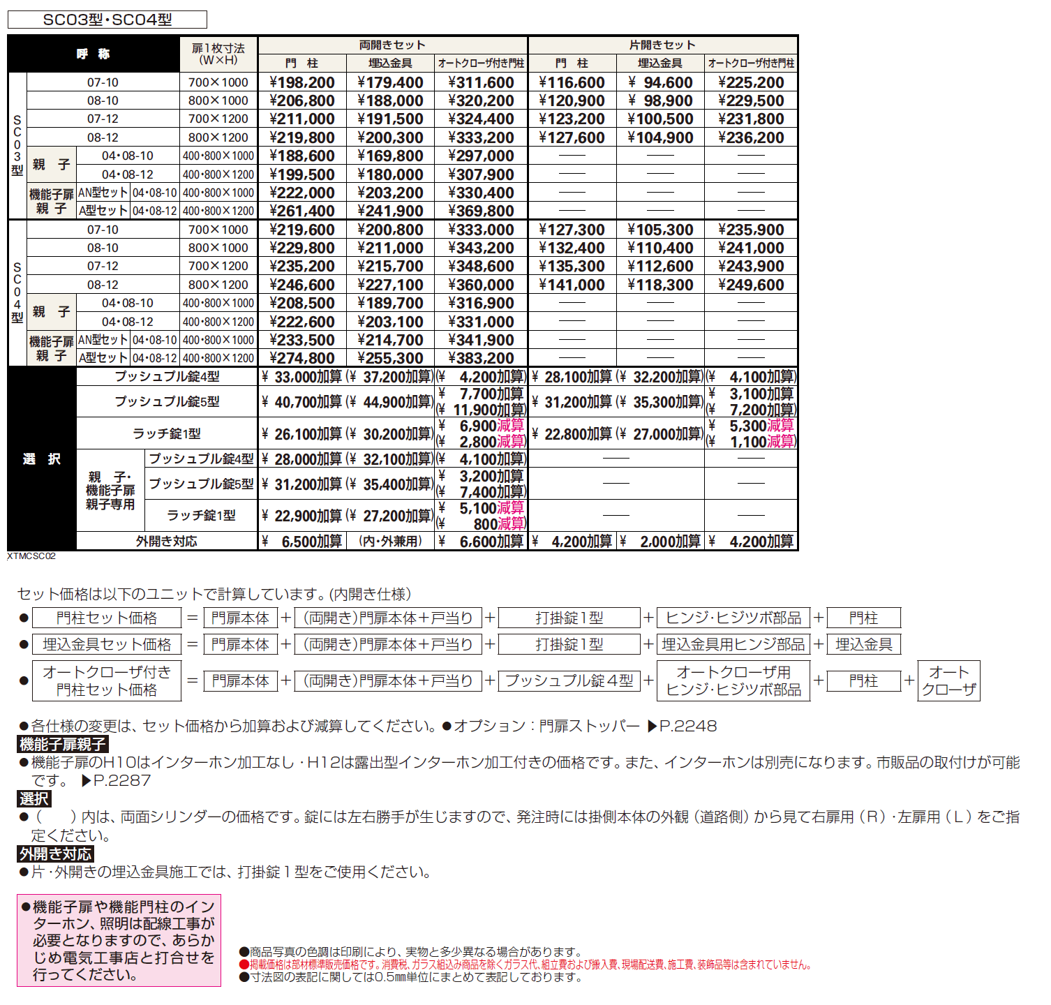 シャローネ 門扉SC03型【2024年版】_価格_1