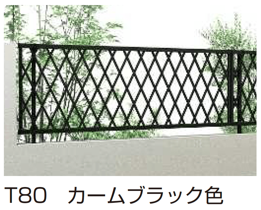 YKK APの「シンプレオ フェンスXB2型 ラチス格子 」のサブ画像2