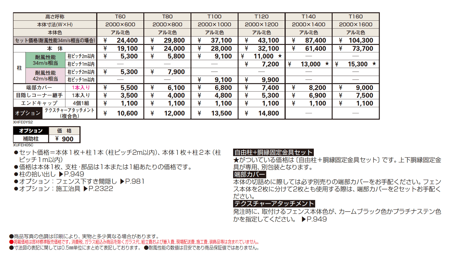 シンプレオ フェンスYS2型 横スリット【2024.6月発売】_価格_1