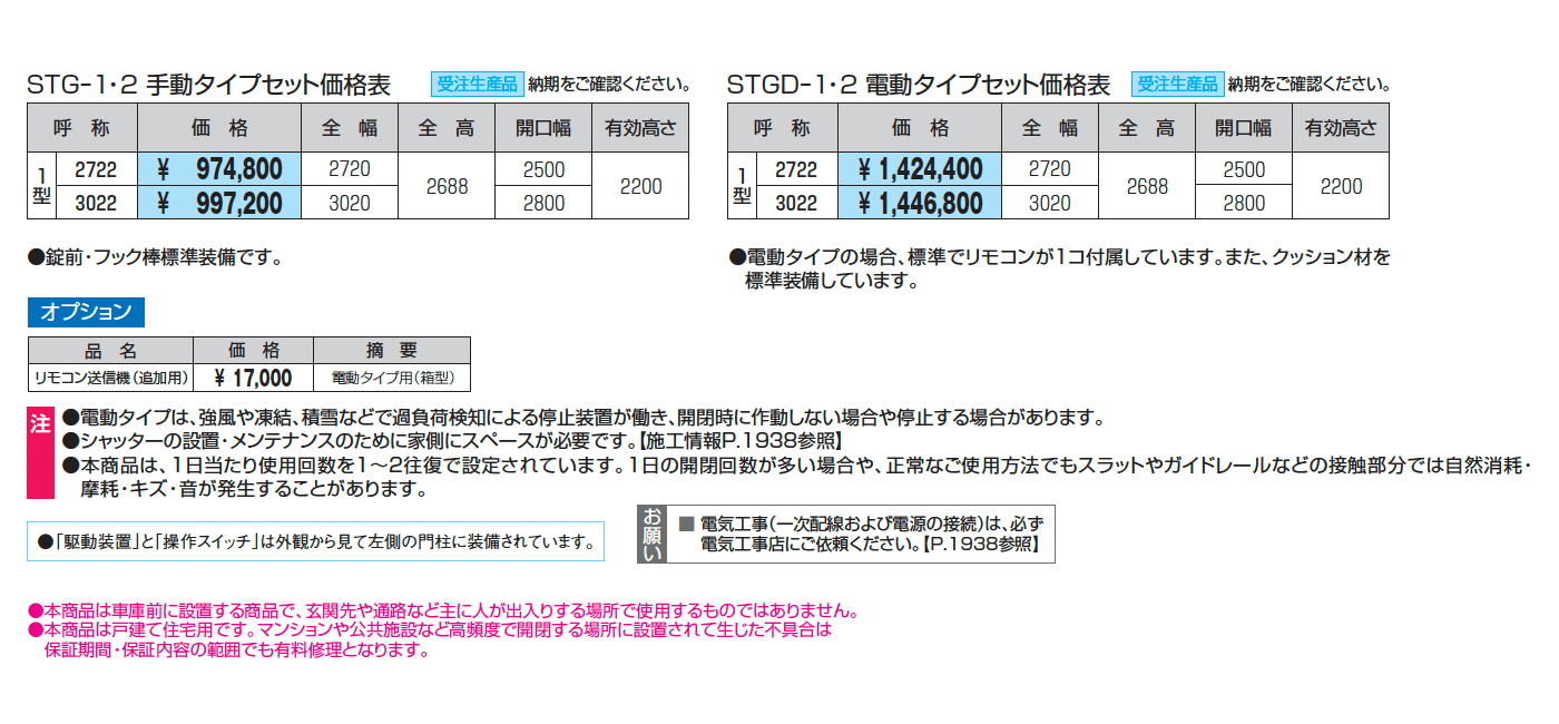 シャッターゲート1型_価格_1