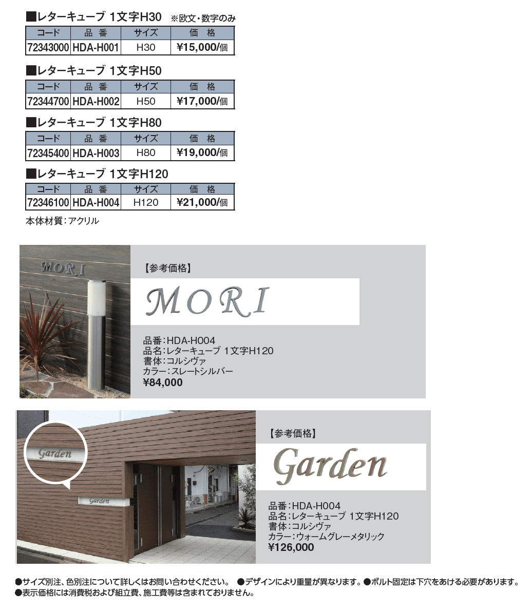 レターキューブ 1文字タイプ【2024年版】_価格_1