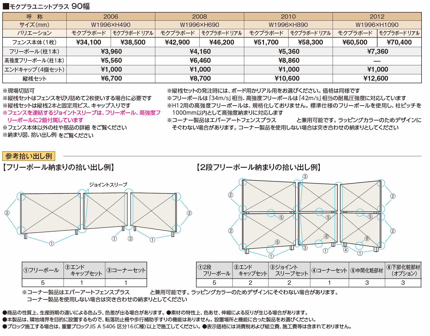 モクプラ®︎ユニットプラス 90幅【2024年版】_価格_1