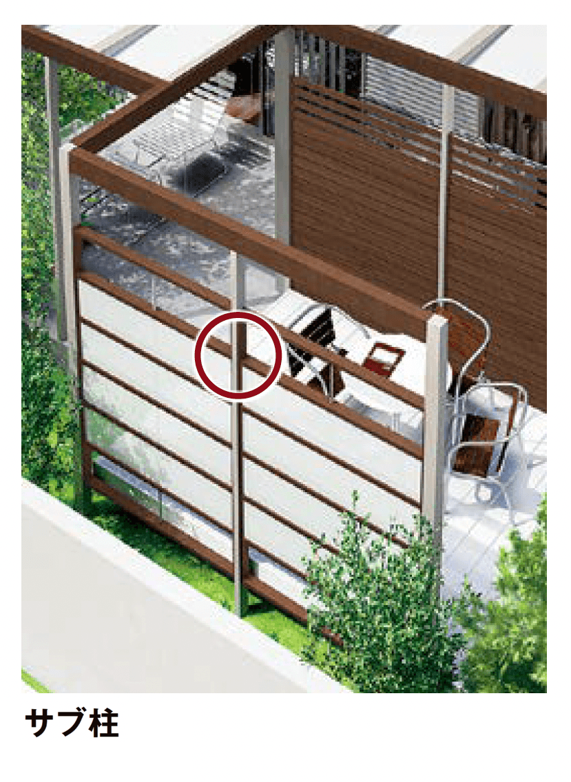 LIXILの「プラスG Gフレーム 柱」のサブ画像5