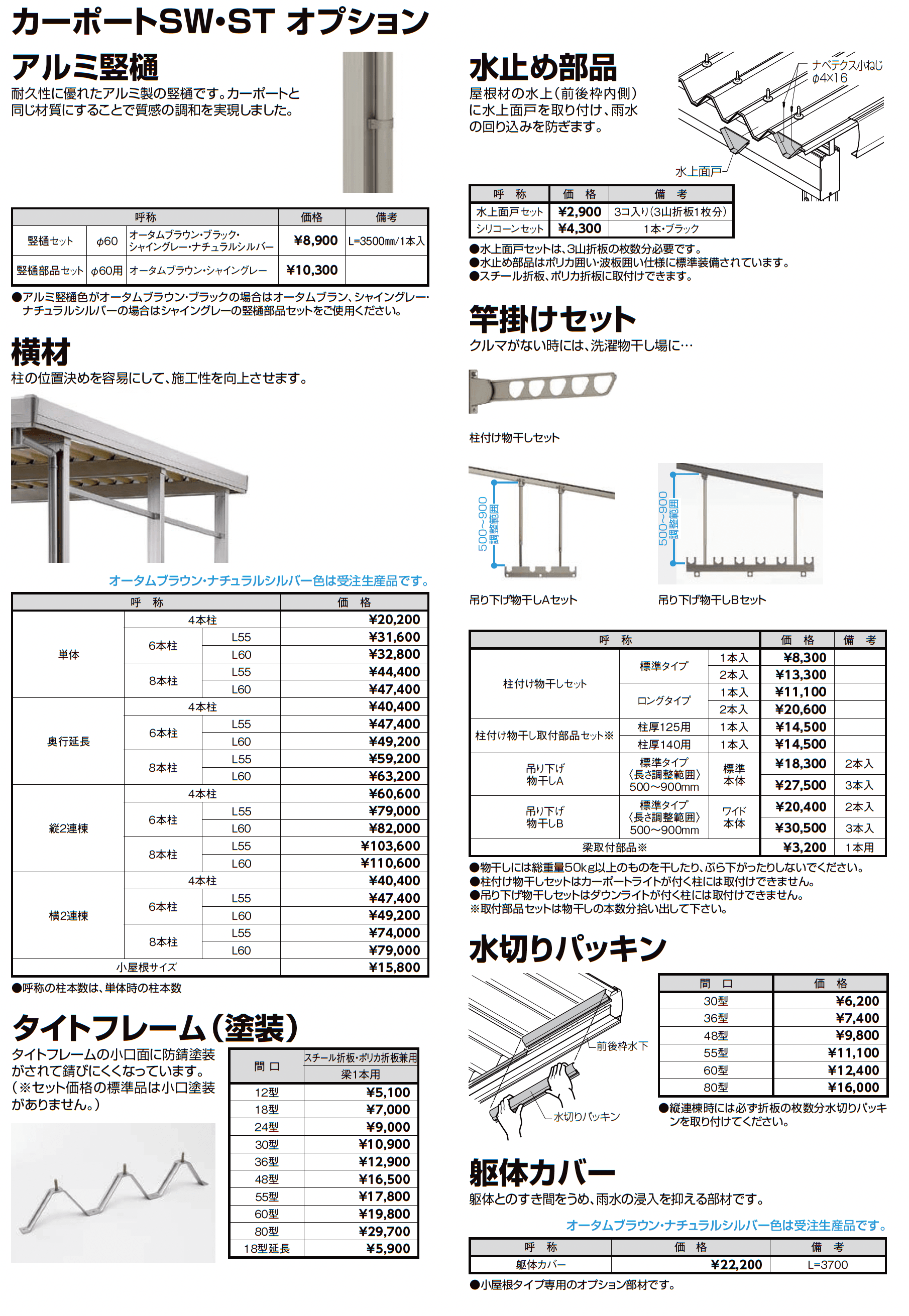 カーポートST 4500タイプ 3台用_価格_7