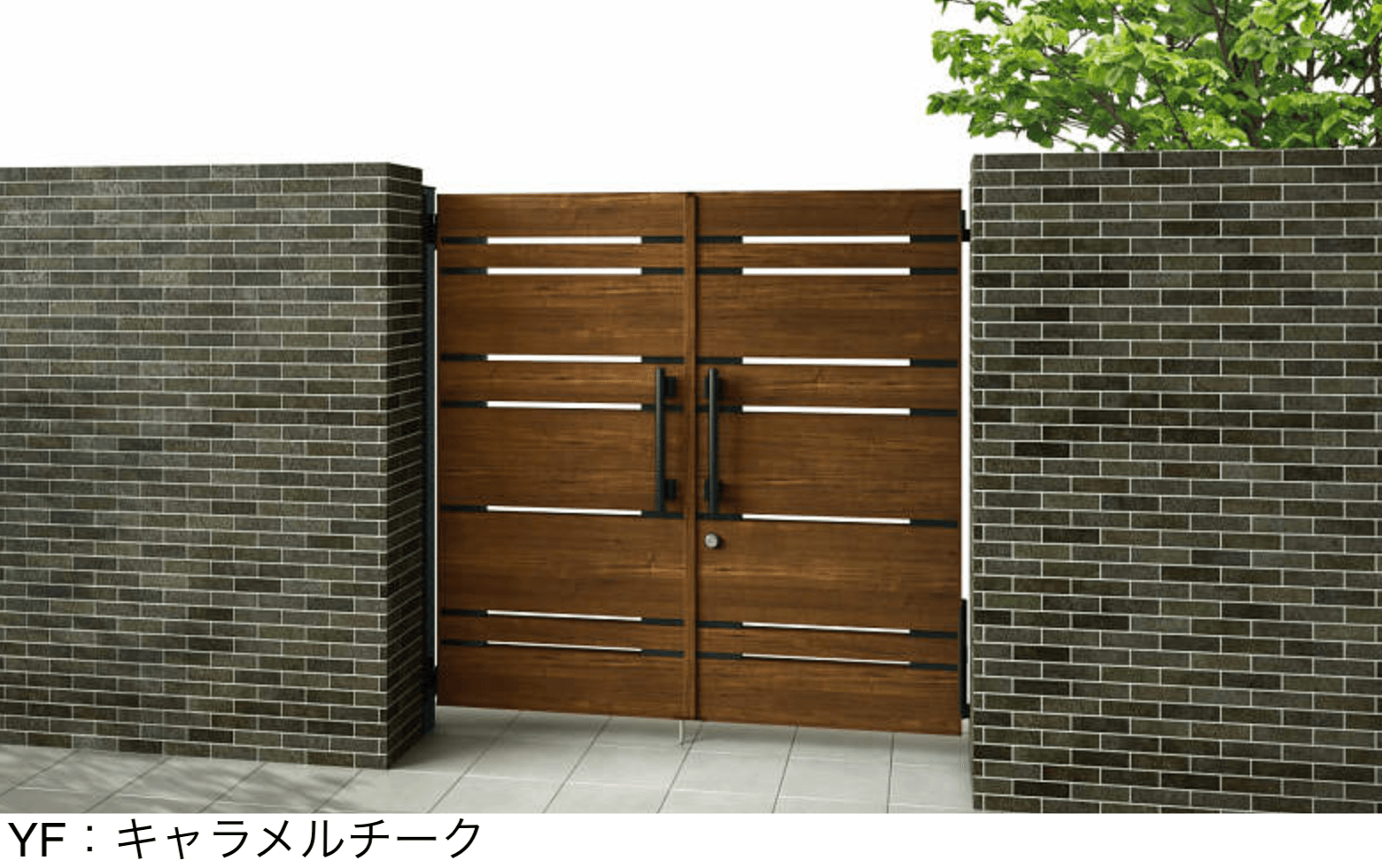 YKK APの「電気錠付共用門扉 エクスティアラ 門扉 YR1型【2025年6月発売】」