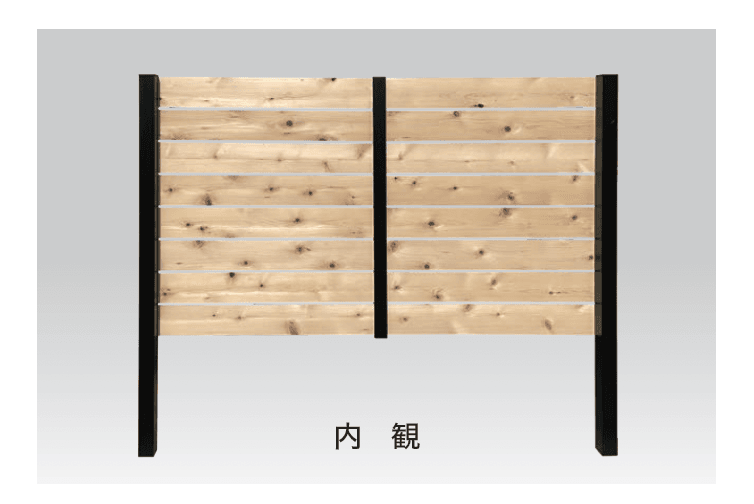 ハナテックガーデンズの「ヒバセレクトフェンス 柱1.8mピッチ仕様」のサブ画像2