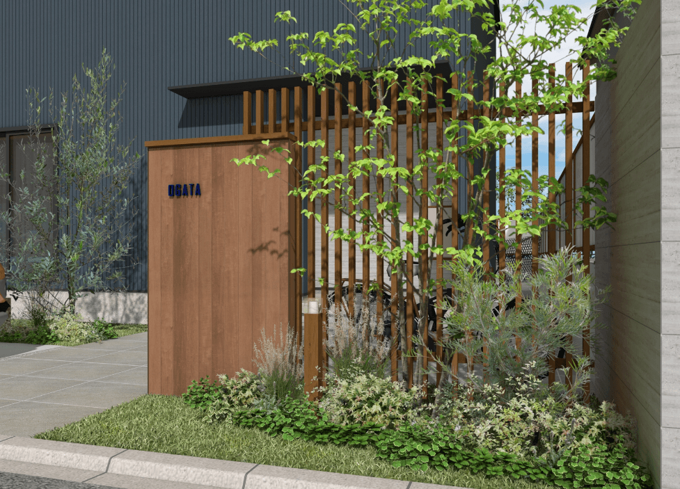 タカショーの「千本格子足付ユニット」