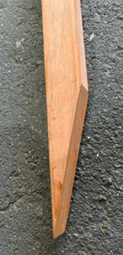 オンリーワンクラブの「ウリン製ロープフェンス杭/ウリン製杭」のサブ画像2