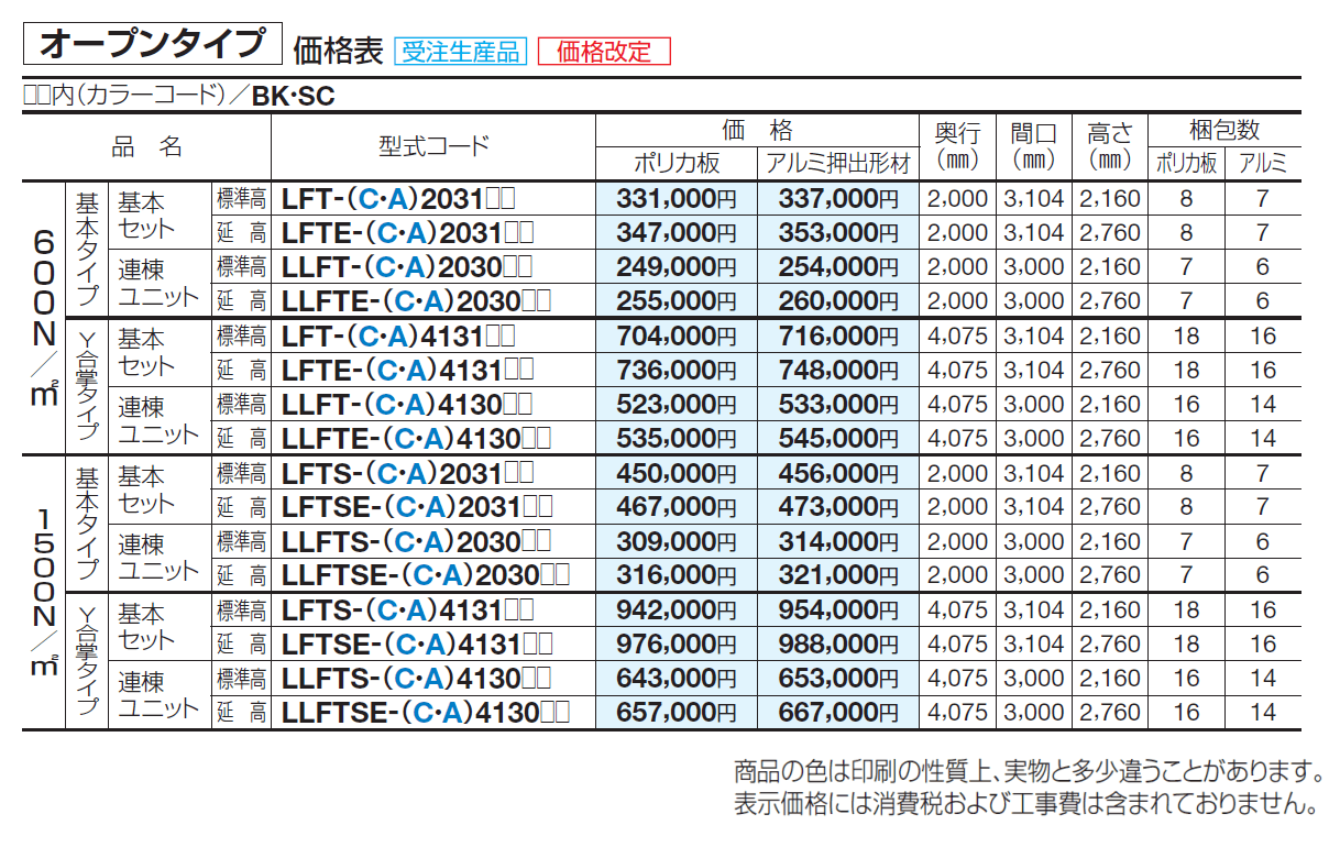 サイクルポート LIFT(リフト)(オープンタイプ)【2024年版】_価格_1