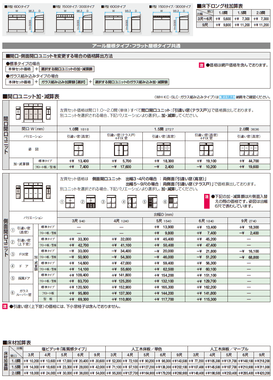 晴れもようwith(床仕様/ランマ付き H20サイズ 関東間)【2024年版】_価格_2