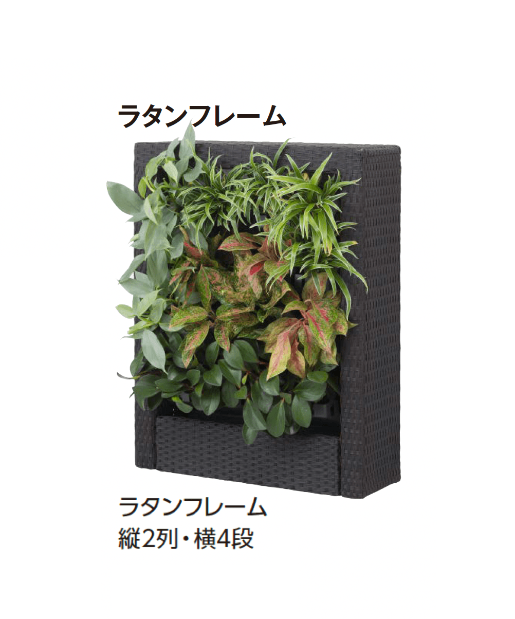 タカショーの「アートキャンバス®︎ インドアユニット ラタンフレーム」