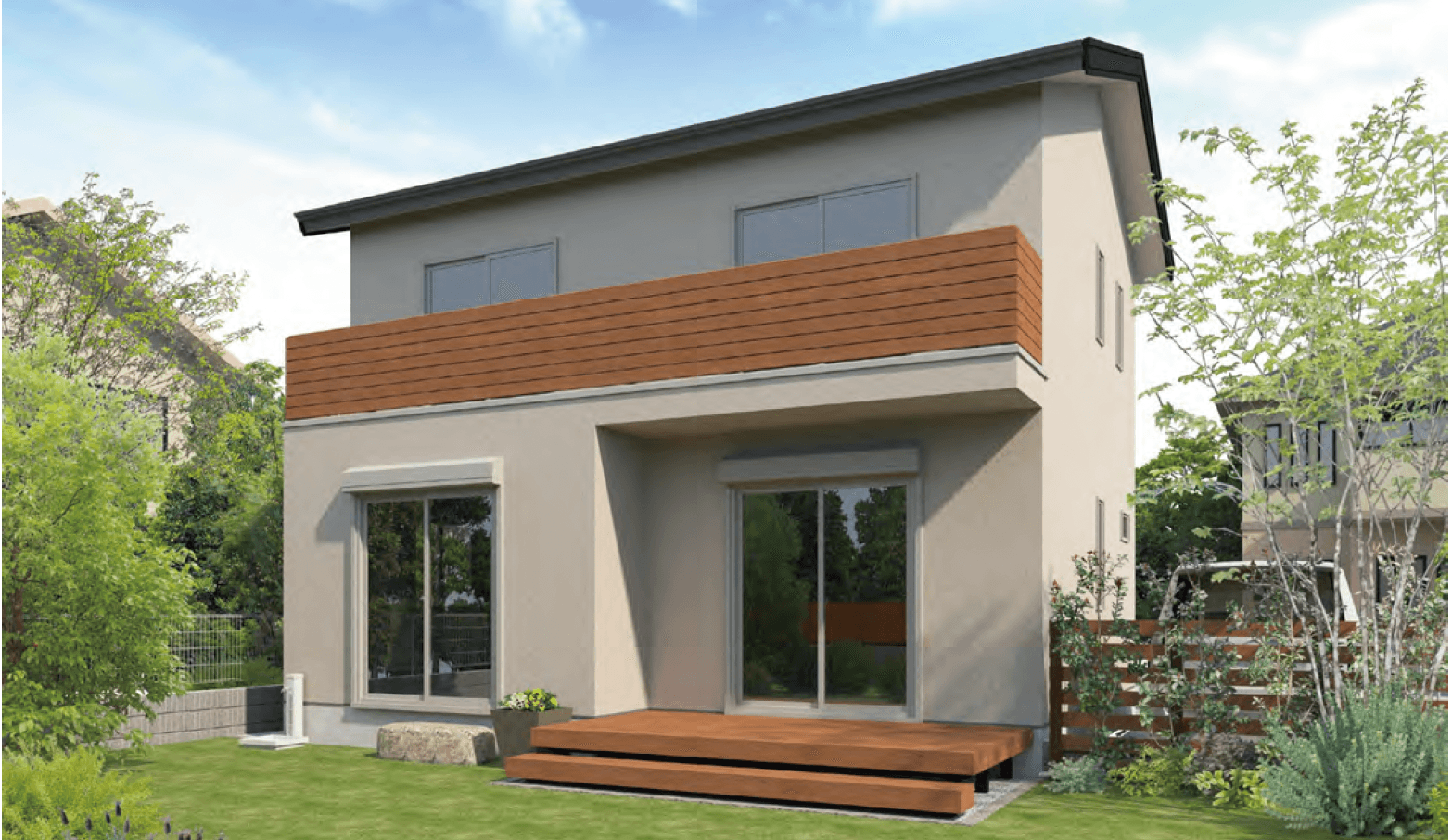 MINOの「笠木付彩木いたばり手摺212H870タイプ AYH2108」