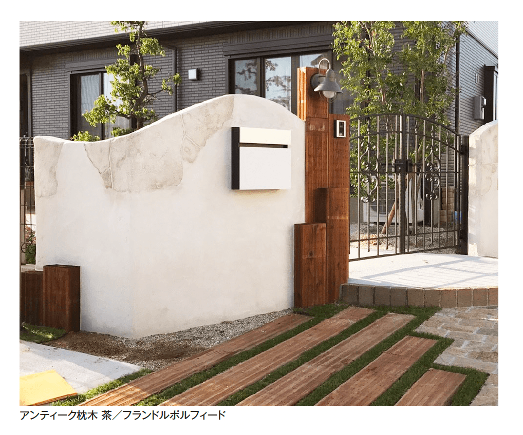 エクシスランドの「国産杉ACQ枕木【2025年版】」のサブ画像1