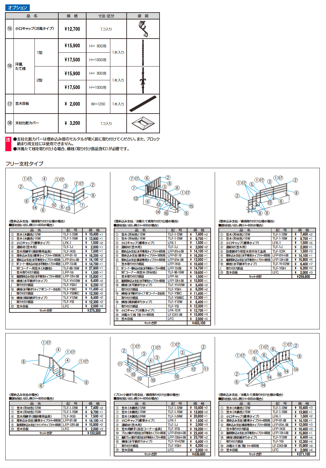 ジーエムライン フリー支柱タイプ_価格_2
