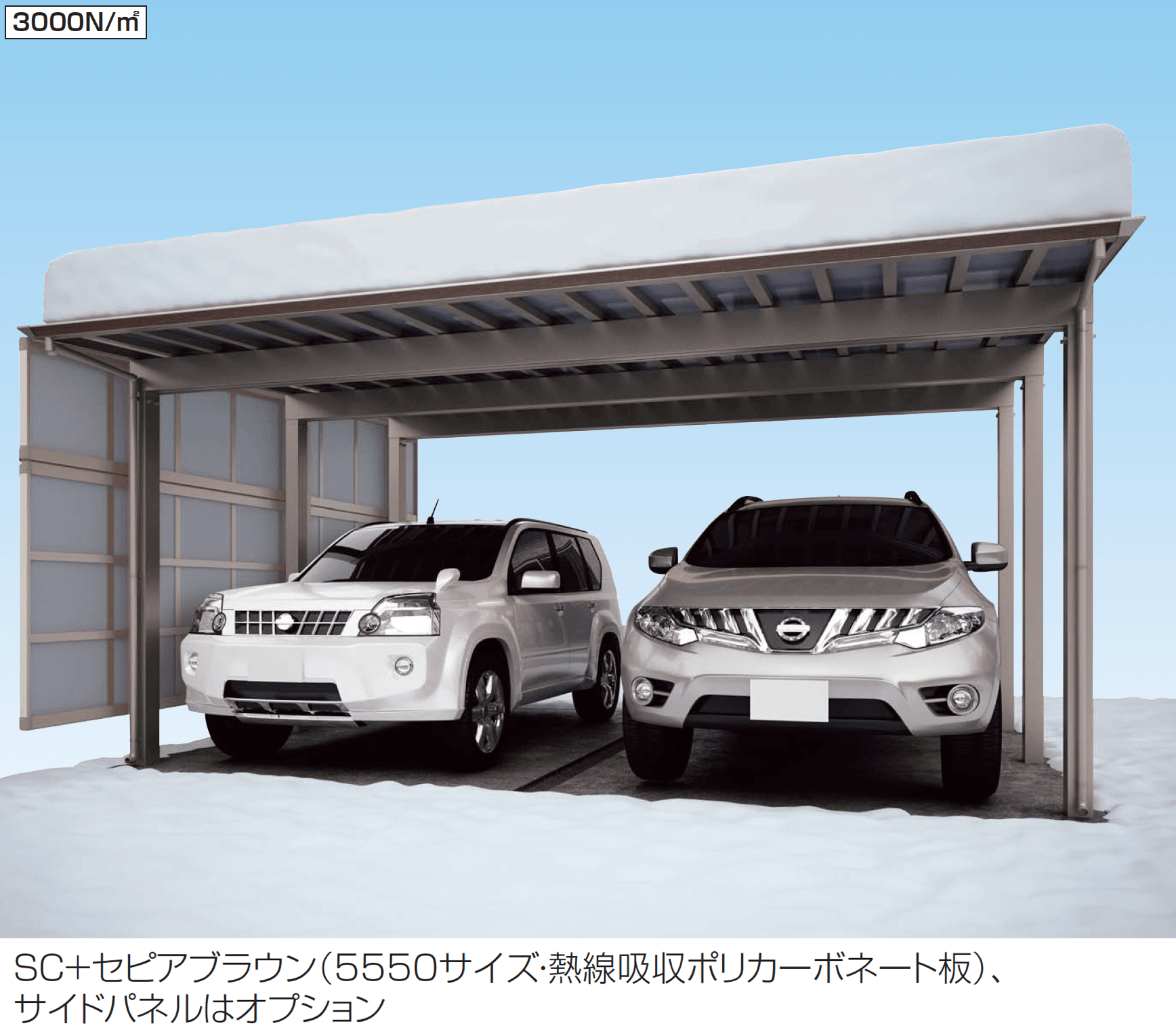 四国化成の「スマートポートHG ワイドタイプ(サイドパネル用)」