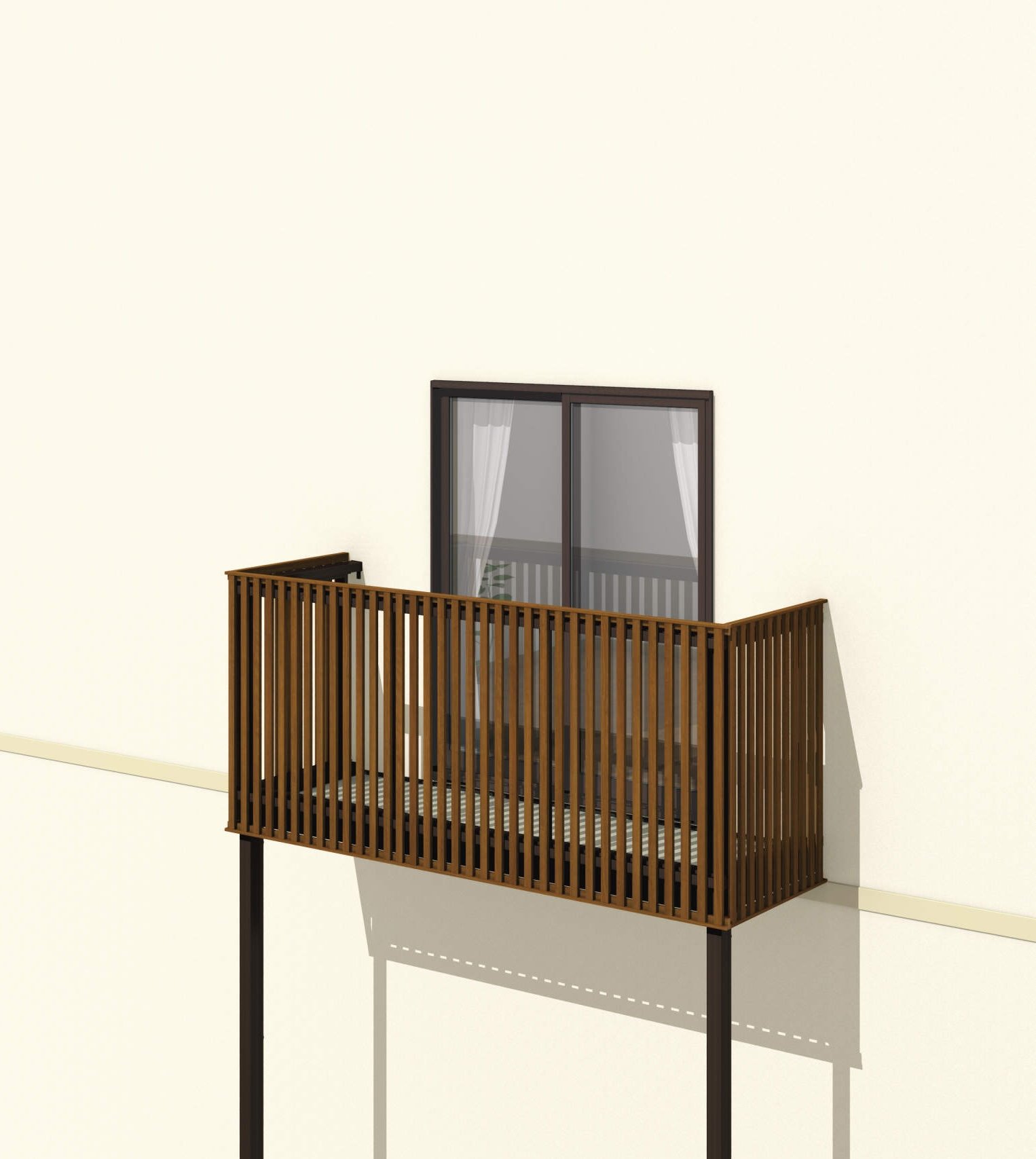 三協アルミの「オルネ(柱建て式 たてスリット)」