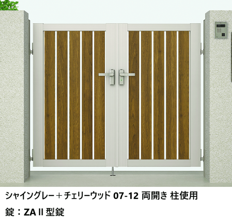 LIXILの「開き門扉AB ウッディTS2型」のサブ画像2