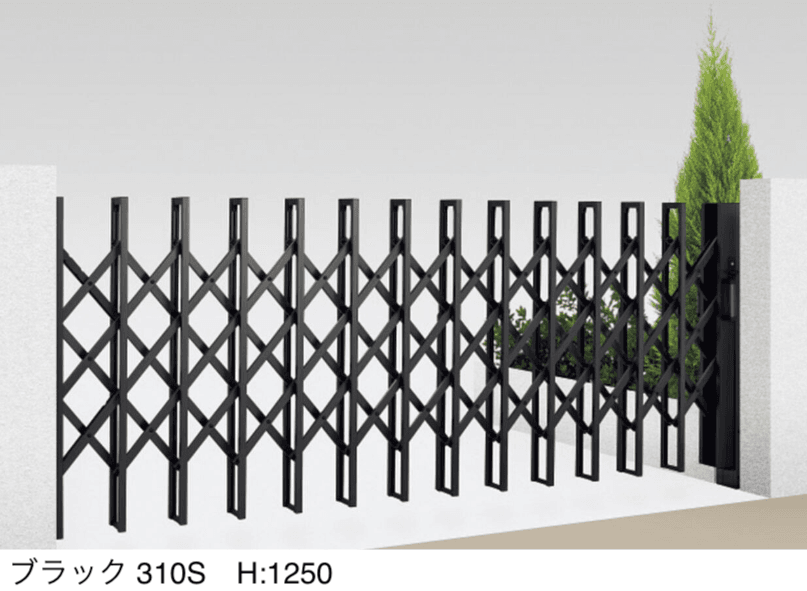 LIXILの「伸縮門扉QA HG型(ハンガータイプ・片開き)【2024年版】」のサブ画像3