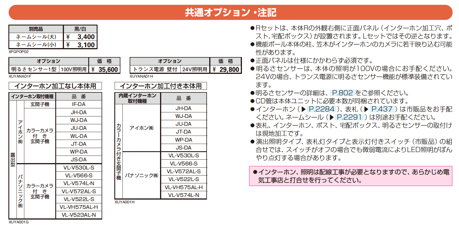 ルシアス ウォール HE03型_価格_2