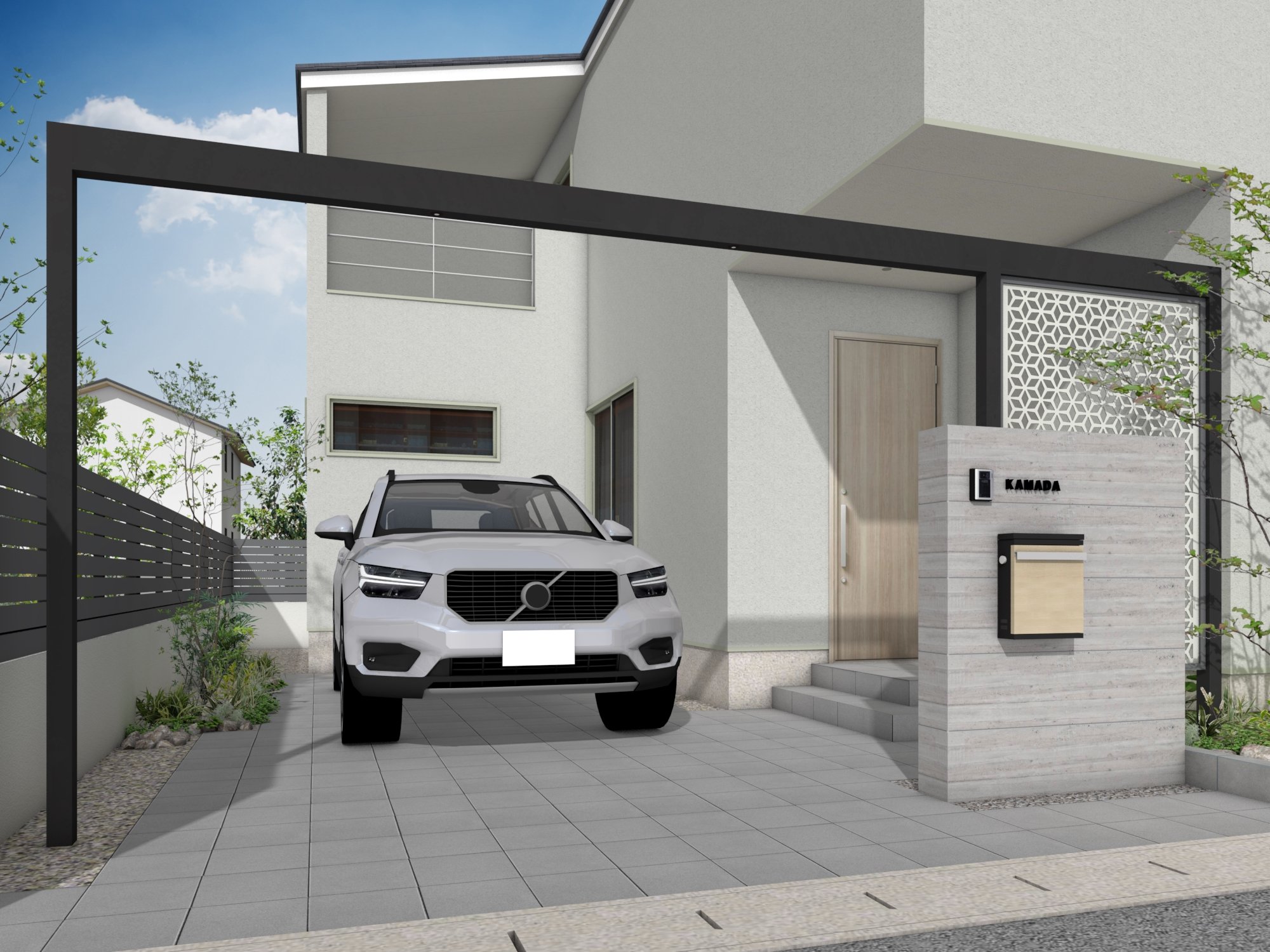 タカショーの「エバースクリーン®︎ フレーム」