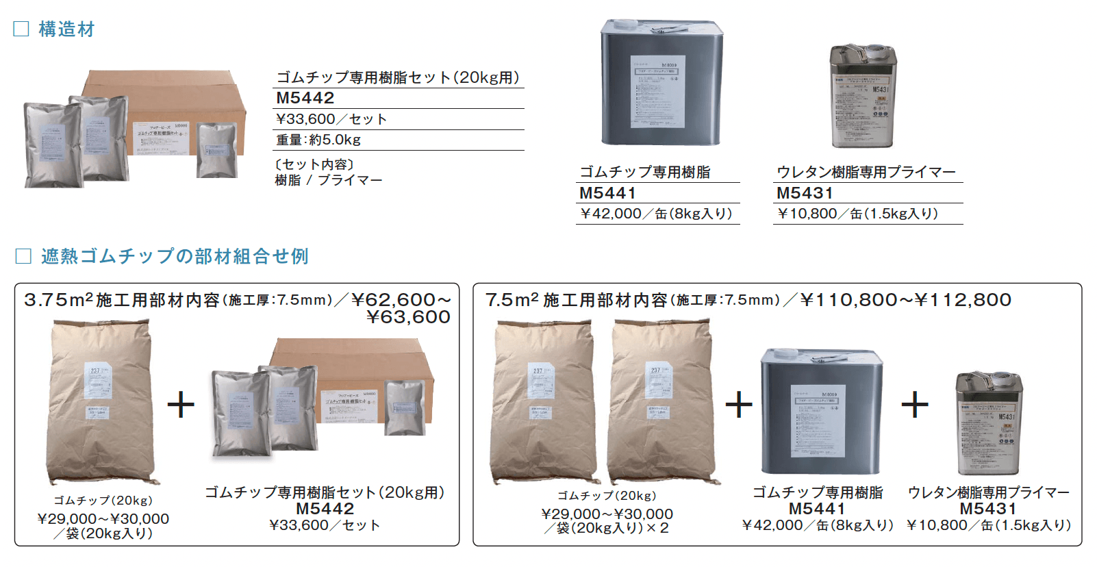 フロアービーズ・遮熱ゴムチップ【2025年版】_価格_2