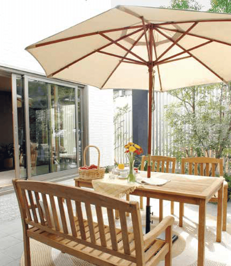 ゆとりの「マーケットパラソル」