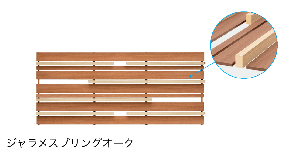 タカショーの「エバーアートウッド®︎デザインユニット ランダム」