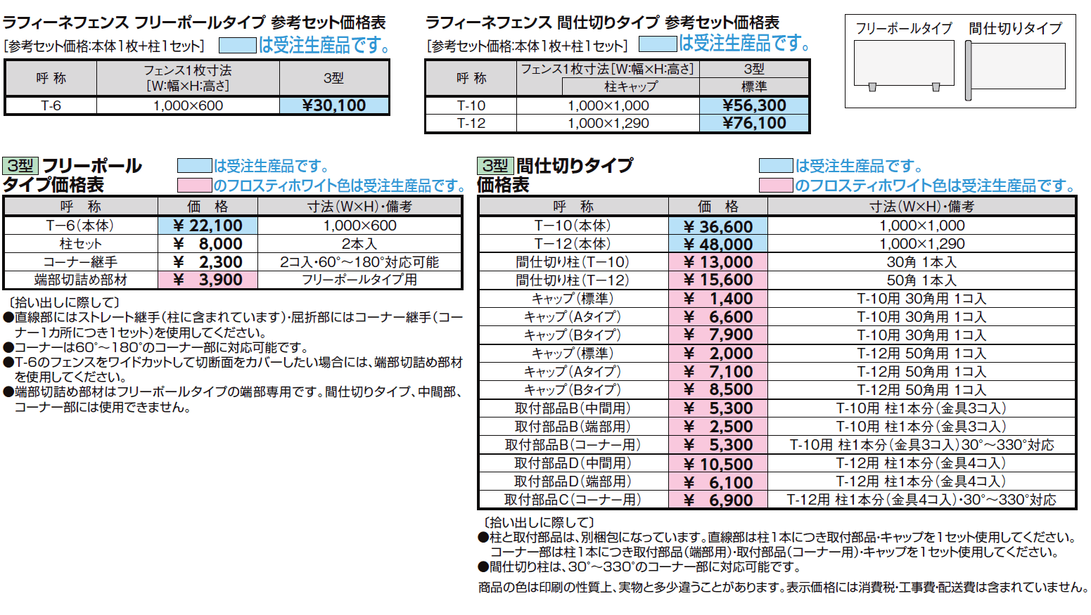 ラフィーネ フェンス 3型【2024年版】_価格_1