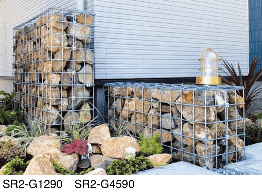 オンリーワンクラブの「ガビオン ストーンウォールユニット(埋込仕様)」のサブ画像2