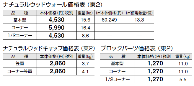ナチュラルウッドウォール【2024年版】_価格_2