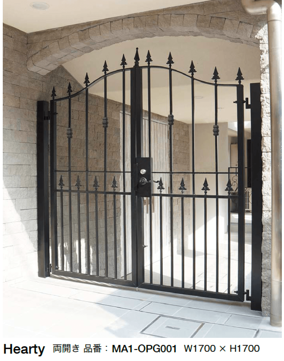オンリーワンクラブの「ハーティー オーダー門扉」