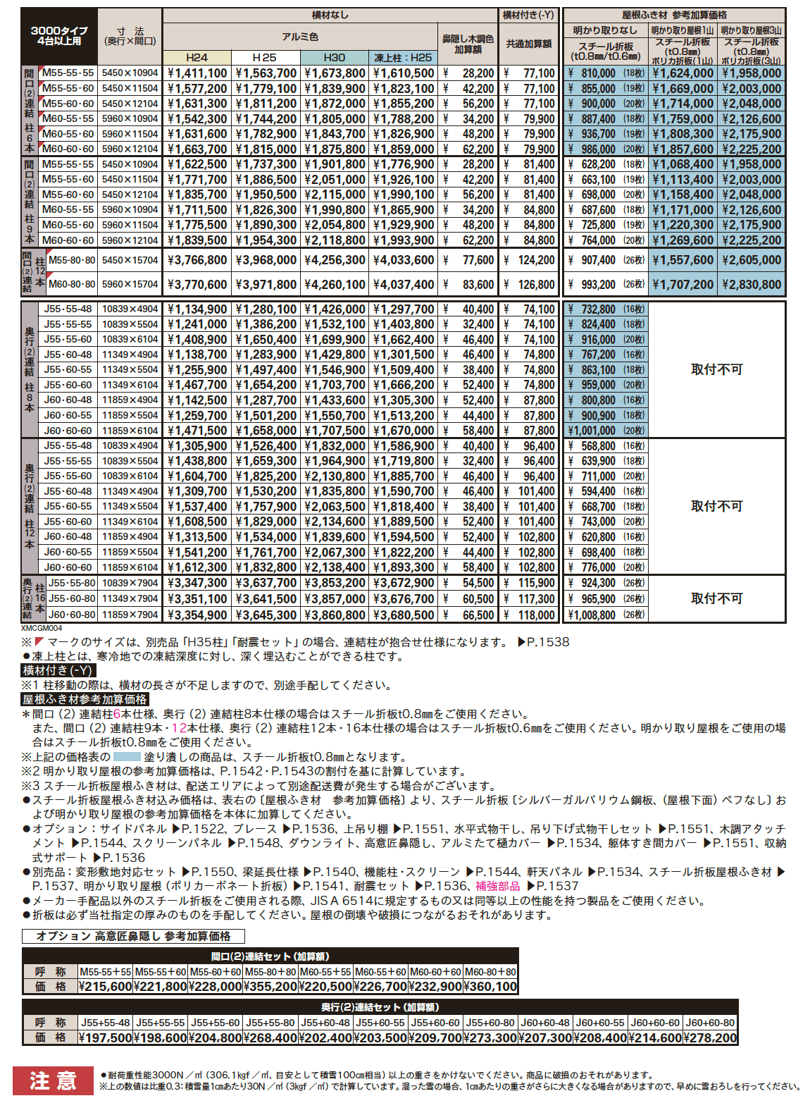 ジーポートPro/Pro G 3000タイプ 4台以上用(奥行(2)連結4台/6台用・間口(2)連結4台/6台用)【2024年版】_価格_1