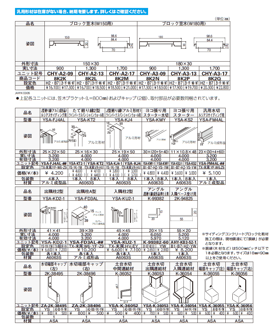 カスタマイズパーツ サイディング(コンクリートブロック化粧材)【2024年版】_価格_2