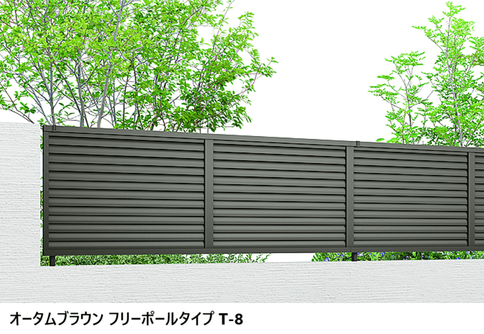 LIXILの「フェンスAB YL3型(横ルーバー③)【2024年版】」のサブ画像1