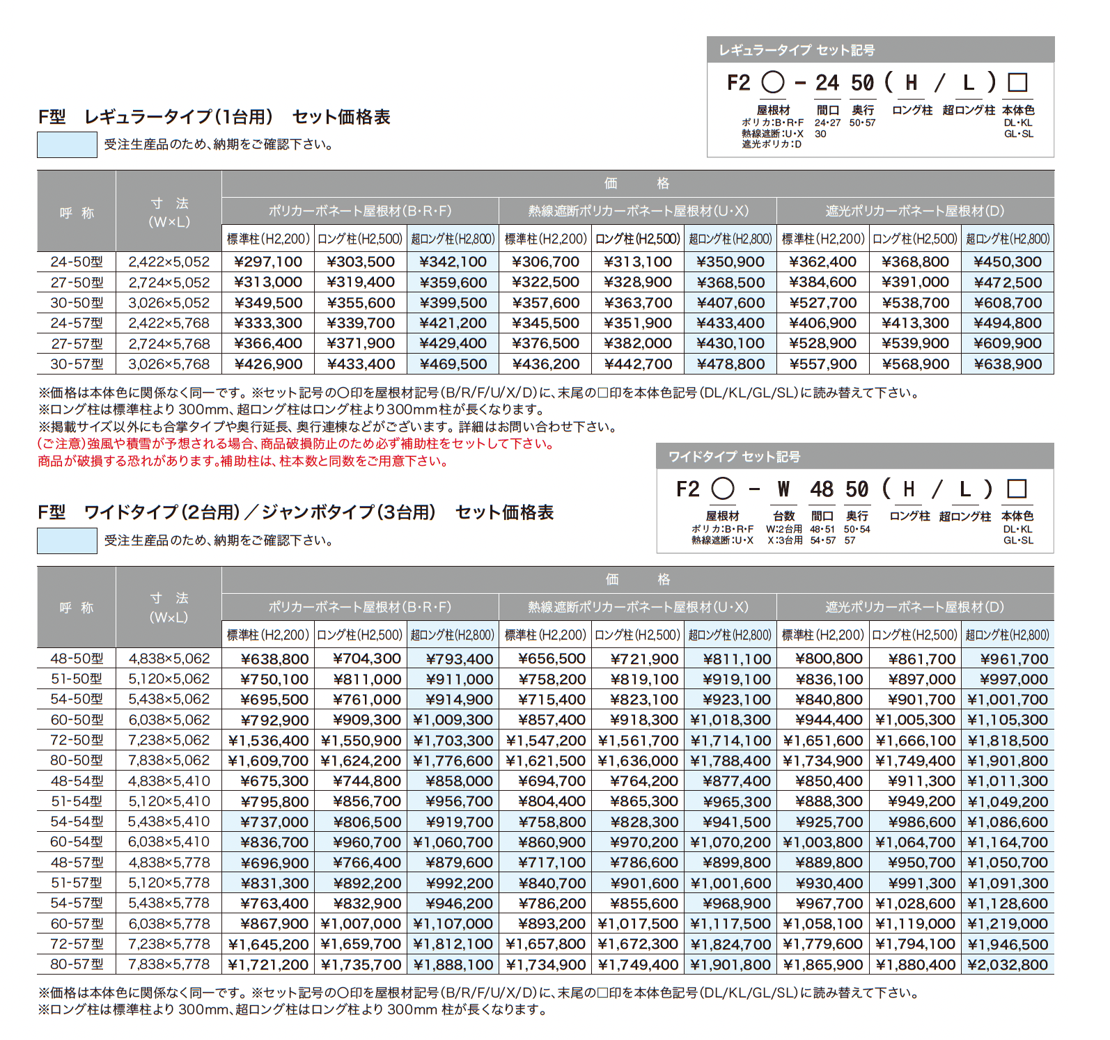 ゆとりオリジナルポートF型_価格_1