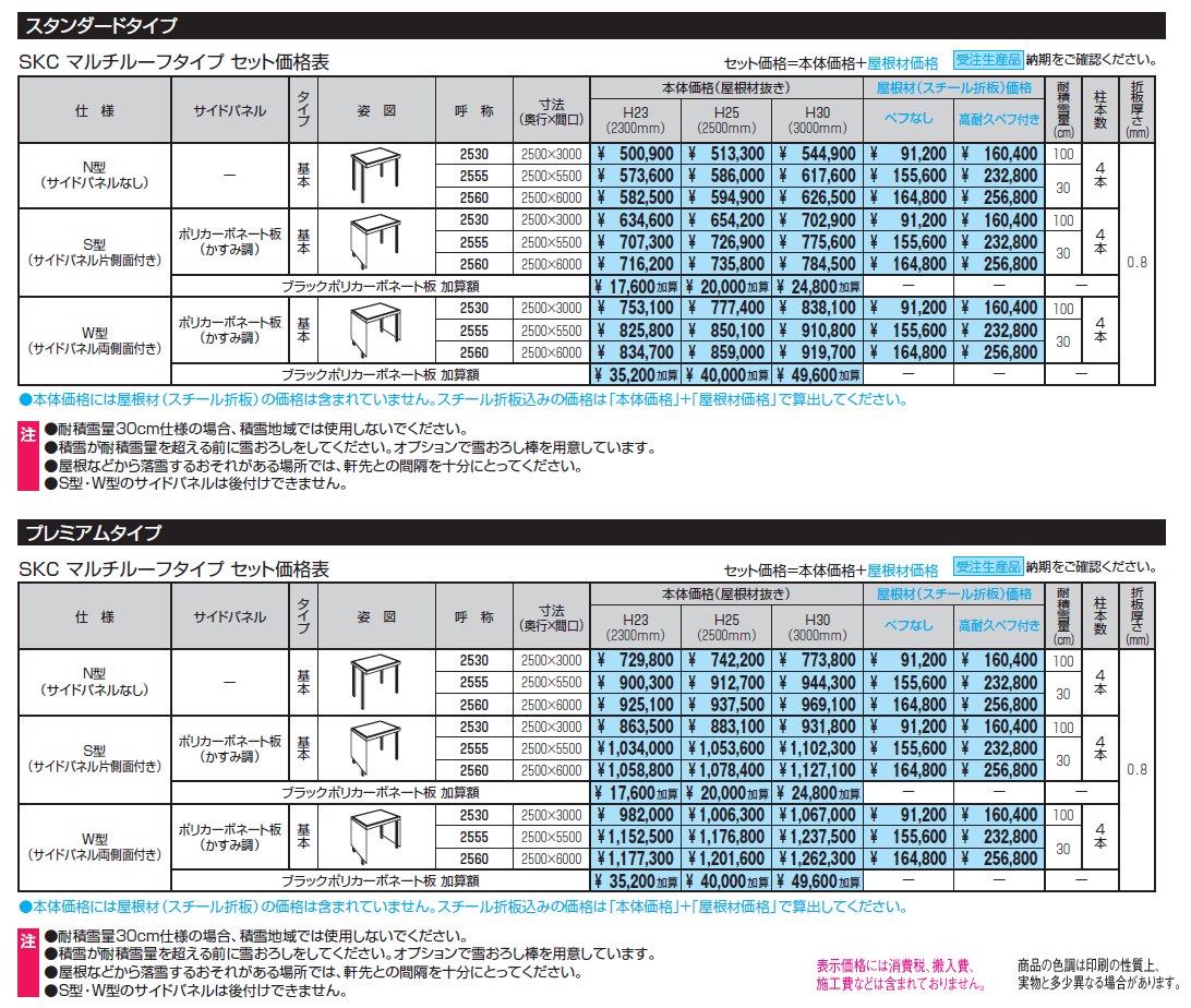 ビームス マルチルーフタイプ【2024年版】_価格_1