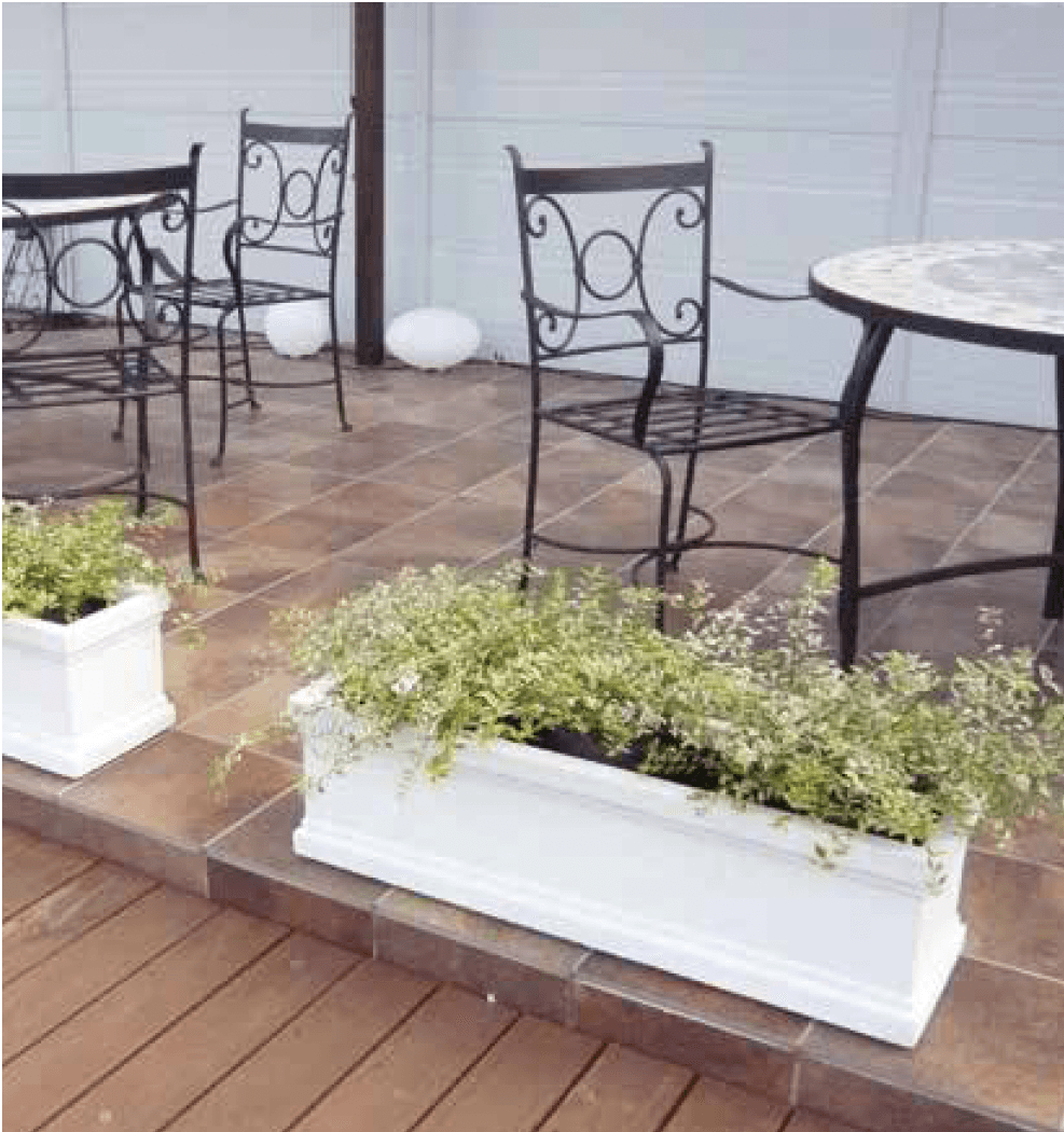 ゆとりの「ガーデンポット FRP軽量プランター」