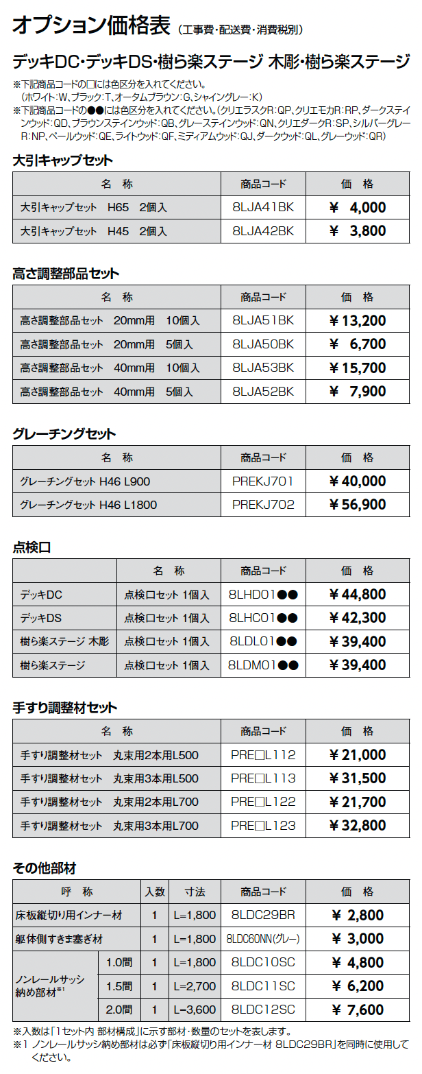 樹ら楽ステージ木彫 ベランダ仕様【2025年版】_価格_2