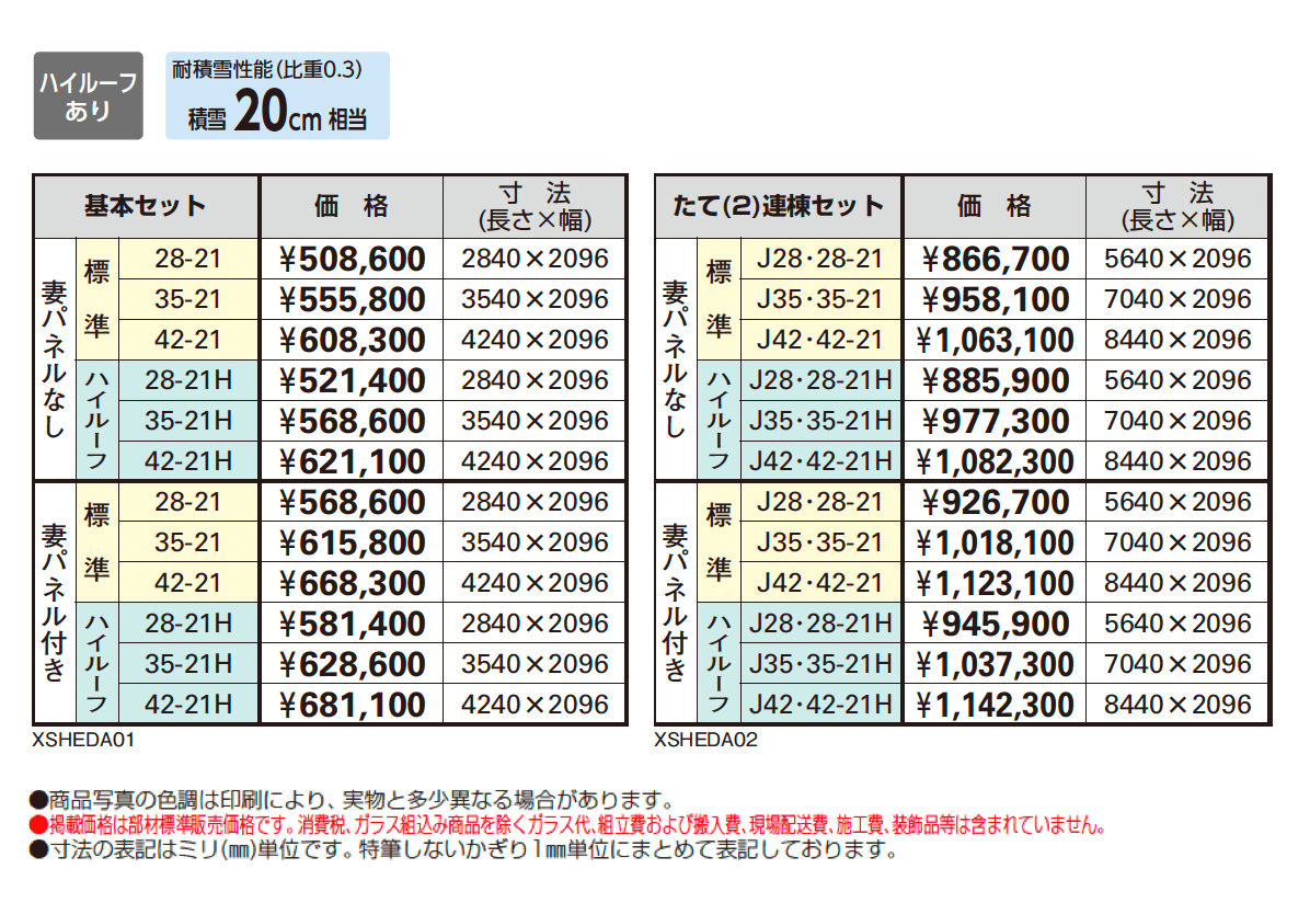 フリーオ 1D型 平地用セット_価格_1